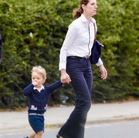 styleofaduchess: Prince George in the park with nanny Maria Teresa ...