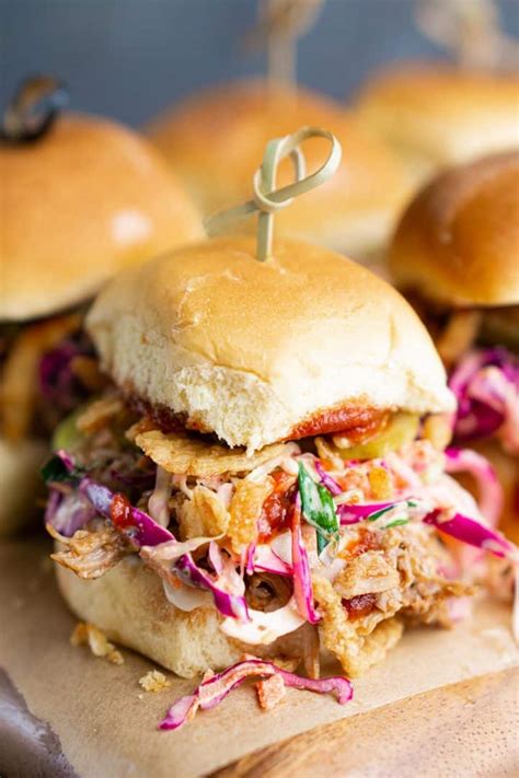 Pulled Pork Sliders Recipe - The Kitchen Girl