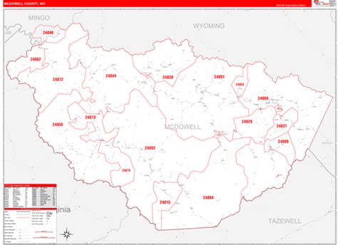 Maps of McDowell County West Virginia - marketmaps.com