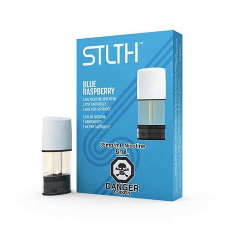 STLTH Pods - Blue Raspberry (Canada) >> VapeVine.ca