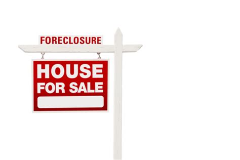 For Sale Sign Of A House In Foreclosure, Eviction, Foreclose, Penalty ...