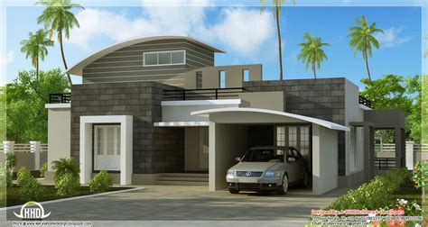 Beautiful 2 bedroom contemporary villa - Kerala home design and floor plans