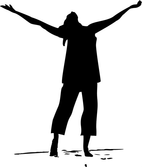 Youth Praising God Clip Art