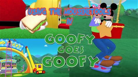 Using The Mouseketools In Goofy Goes Goofy - YouTube