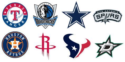 Texas sports teams Logos