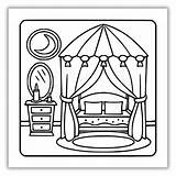Cozy Bedroom Coloring Pages Free PDF Printables  Simply Love sketch template