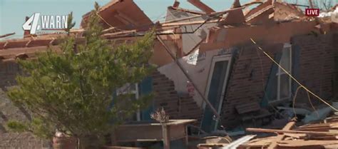 Families cleaning up after possible tornado tears through Shawnee