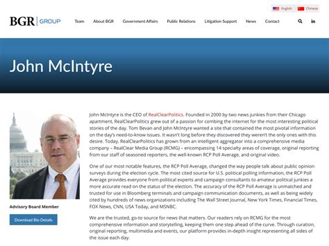 John McIntyre – BGR Group