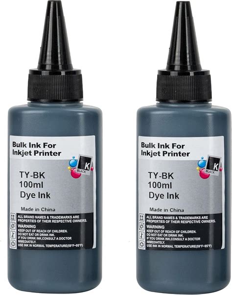 Cartridge Refill Ink For All Printer Set (Black.100ml) : Amazon.ae: Computers