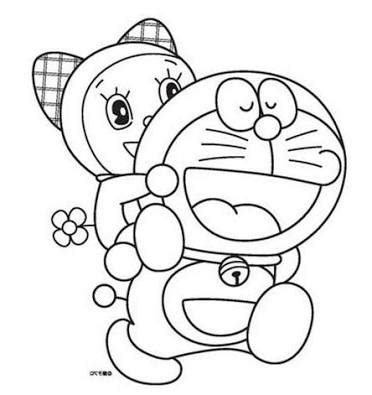 Mewarnai Kartun Doraemon Untuk Anak PAUD - Ruangatas.com