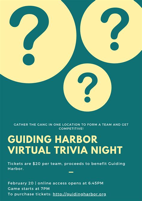 Virtual Trivia Night - Guiding Harbor