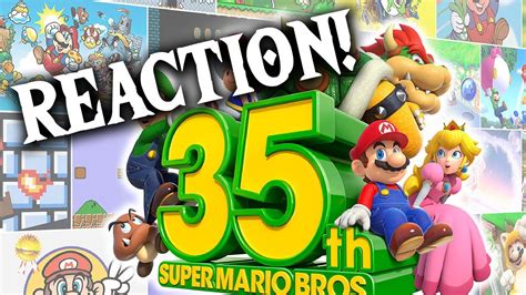 Super Mario Bros. 35th Anniversary Direct REACTION! - YouTube