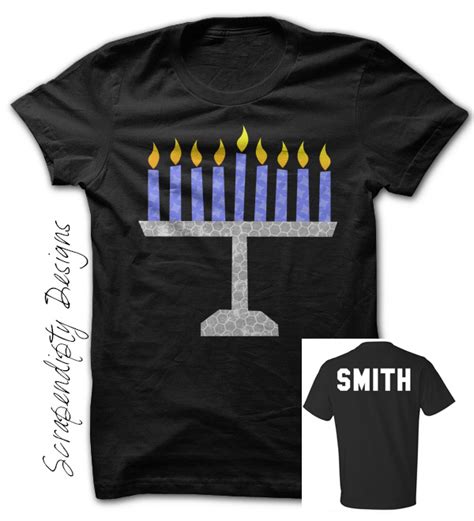 Menorah Hanukkah Shirt