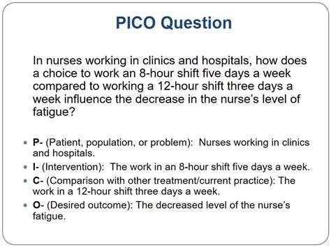 A New Approach to Scheduling in Nursing - 1085 Words | Presentation Example