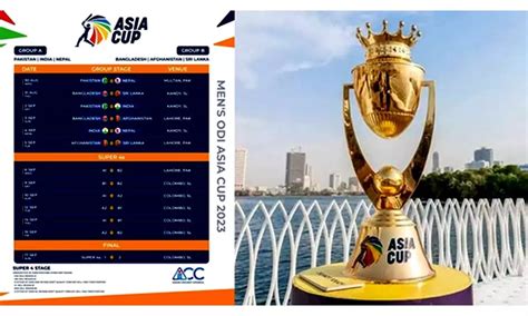 Asia Cup 2023 schedule announced, India to open campaign against ...