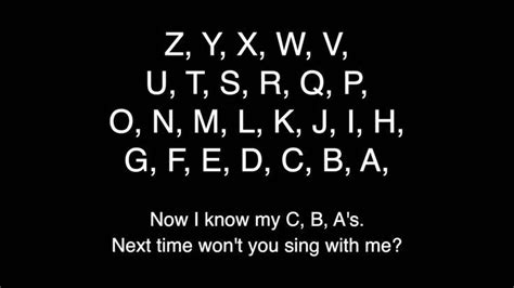 The Backwards Alphabet Song | Alphabet songs, Songs, Holiday songs