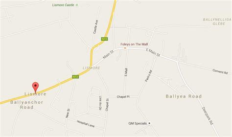 Map of Lismore