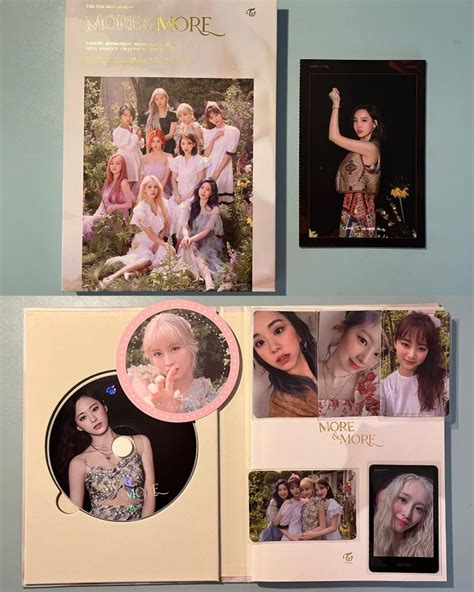 TWICE More & More Ver B Unsealed Album, Hobbies & Toys, Memorabilia & Collectibles, K-Wave on ...