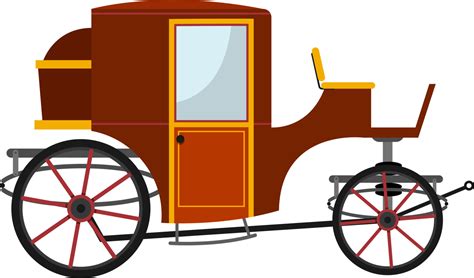 Retro carriage clipart design illustration 9384583 PNG