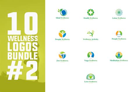 10 Wellness Logo Bundle #2 ~ Logo Templates ~ Creative Market