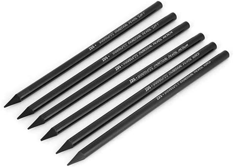 Woodless Graphite Pencils Set Woodless Charcoal Pencils Soft/Medium/Hard Black Core Charcoal ...