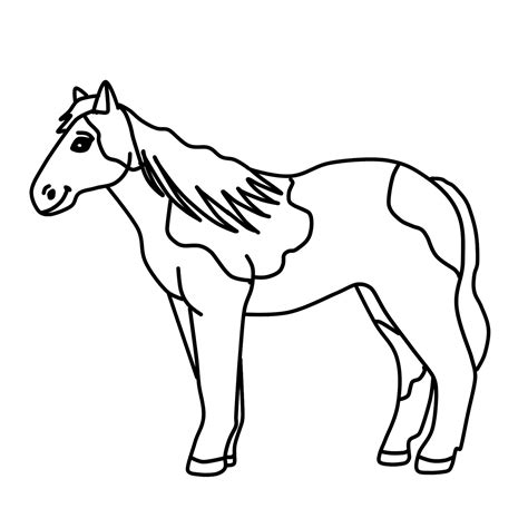 Spotted Horse Clipart Pony Graphic - Free Clipart by Clipart 4 School