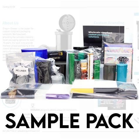 Packaging Sample Pack - Compliant Custom Packaging Solutions