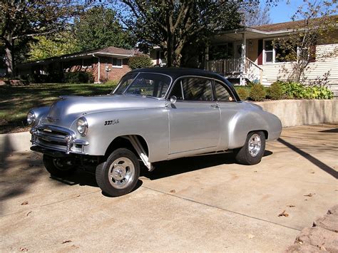 Gasser 1950 Chevy Business Coupe hot rod for sale