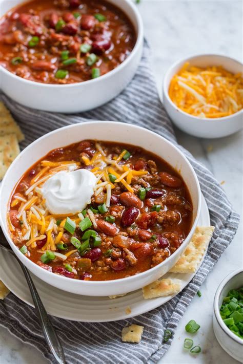 Easy Slow Cooker Chili (BEST Chili Ever!) - Cooking Classy