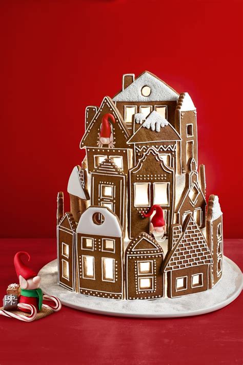 Gingerbread Village | Recipe | Gingerbread house, Christmas gingerbread ...