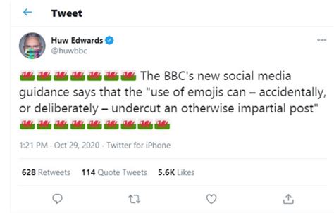 BBC News: Huw Edwards mocks new impartiality guidelines just hours ...