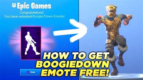 How to Get the Boogie Down Emote in Fortnite! Link in Description - YouTube