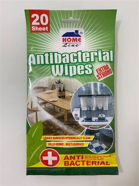 Antibacterial wipes (Quantity: 4 packs), Furniture & Home Living ...