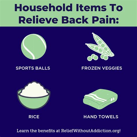 Everyday items that can help with back pain - Relief Without Addiction