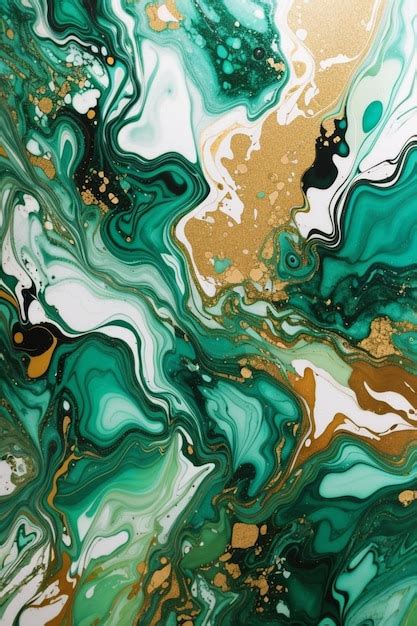 Premium Photo | Turquoise marble pattern