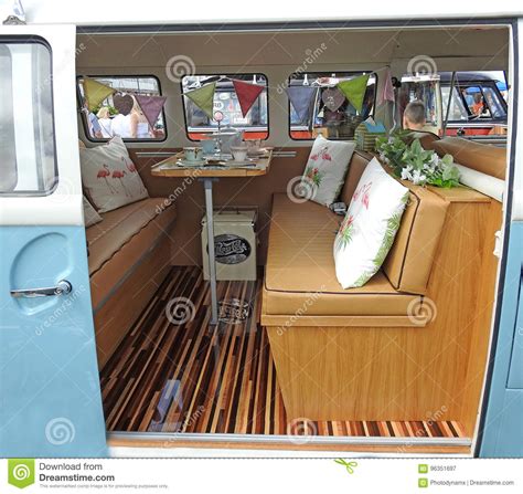 Volkswagen Customised Interior Van Editorial Photography - Image of ...