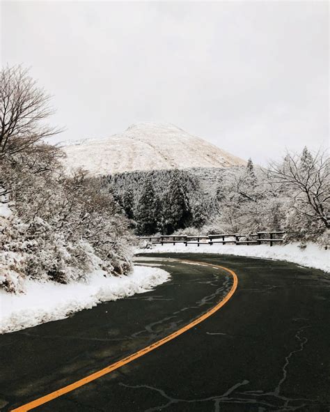 Mount Aso - A Beautiful Landscape in Winter