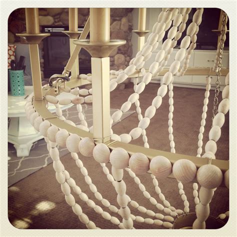 Upcycle a Plain Chandelier into a Beaded Showpiece