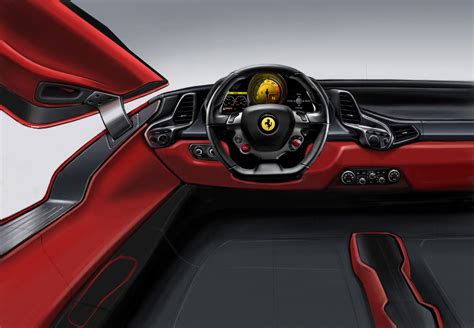 Pininfarina Sergio Concept - Interior Design Sketch | Ferrari, Interior ...