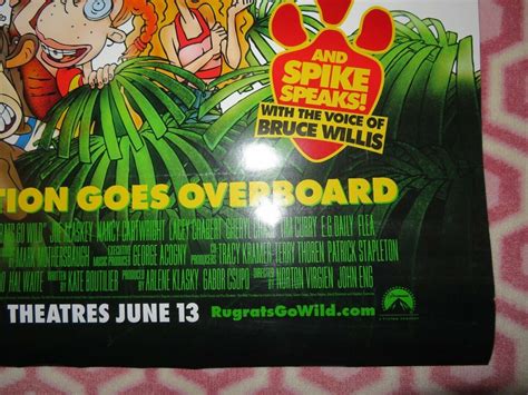 RUGRATS GO WILD US ROLLED POSTER NICKELODEON TIM CURRY BRUCE WILLIS 20 ...