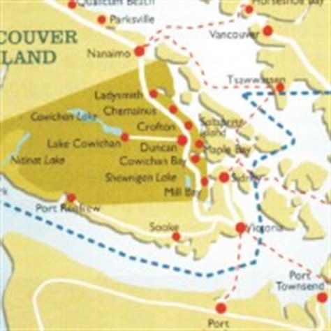 Map of Cowichan Valley, Vancouver Island | Laurie Constantino