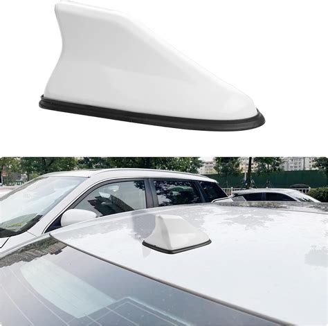 Shark Fin Antenna Car Antenna Cover, Roof Aerial Base AM/FM Radio ...