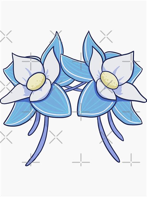 "Genshin Impact Glaze Lily" Sticker for Sale by agerstner | Redbubble