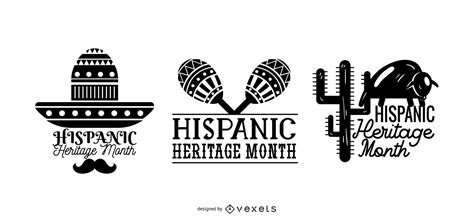 Hispanic Heritage Month Set Vector Download