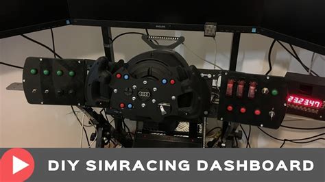 DIY SIMRACING HARDWARE DASHBOARD - YouTube