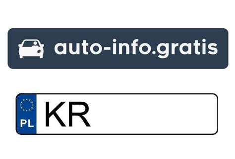 Polskie tablice rejestracyjne wyróżnik KR