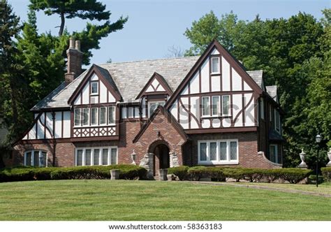 English Tudor Mansion Stock Photo (Edit Now) 58363183