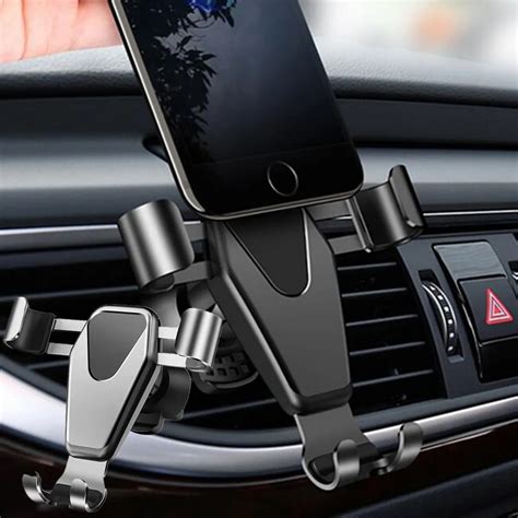 Car CellPhone Holder Universal Air Vent Mount Clip Gravity Holder Phone ...