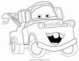 Cars Mator Coloring Pages sketch template