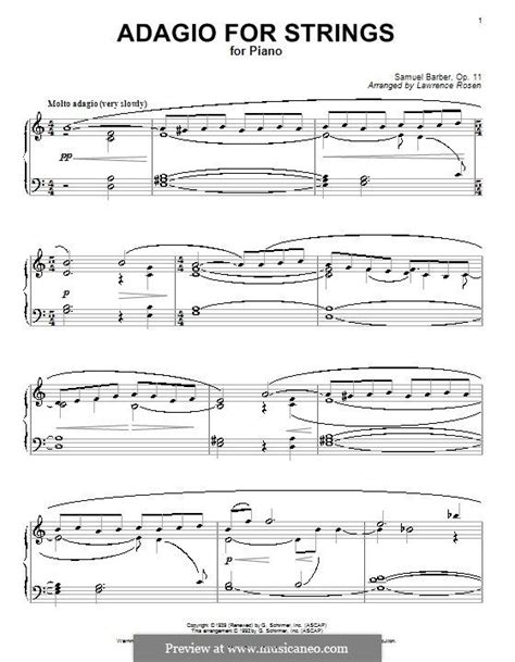 18+ Barber adagio for strings sheet music free ideas in 2021 · Music Note Download